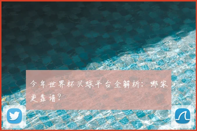 今年世界杯买球平台全解析：哪家更靠谱？